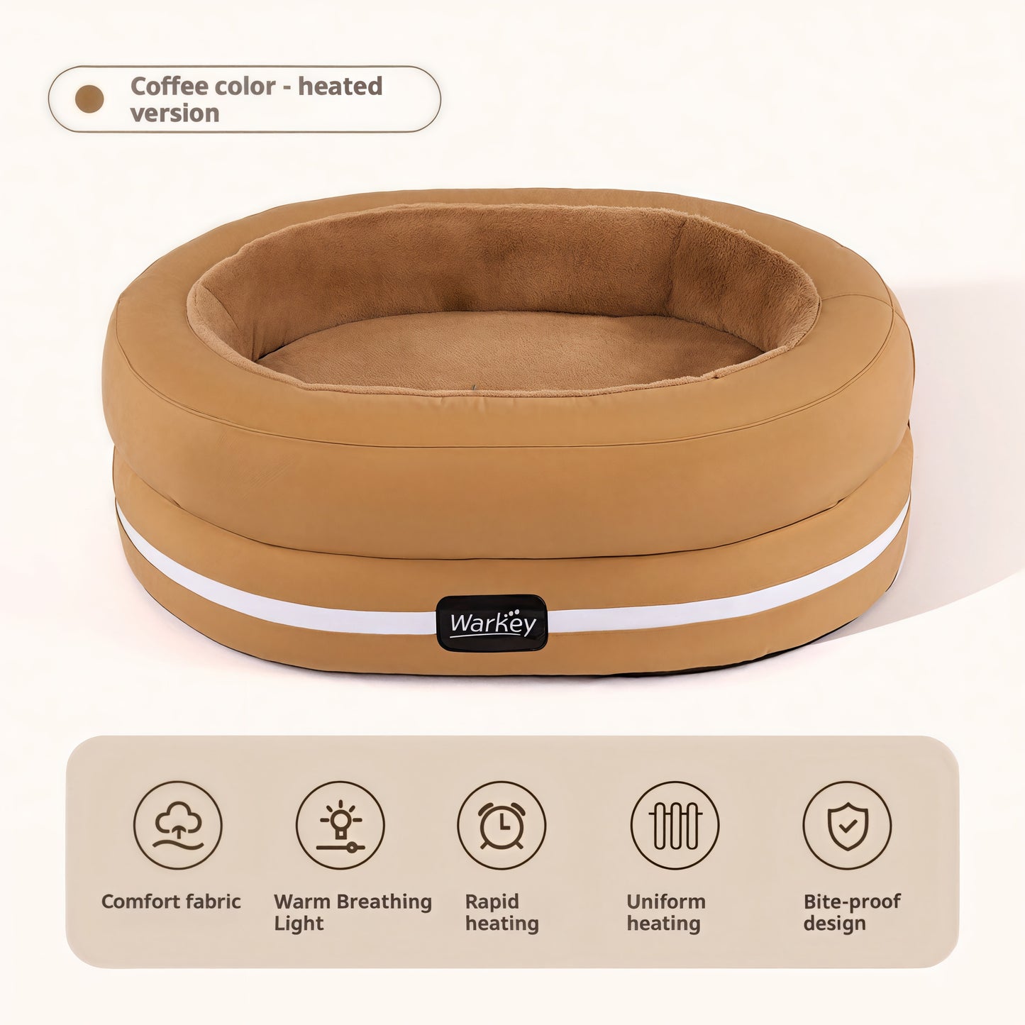 AuraHaven - The Intelligent Heated Pet Bed