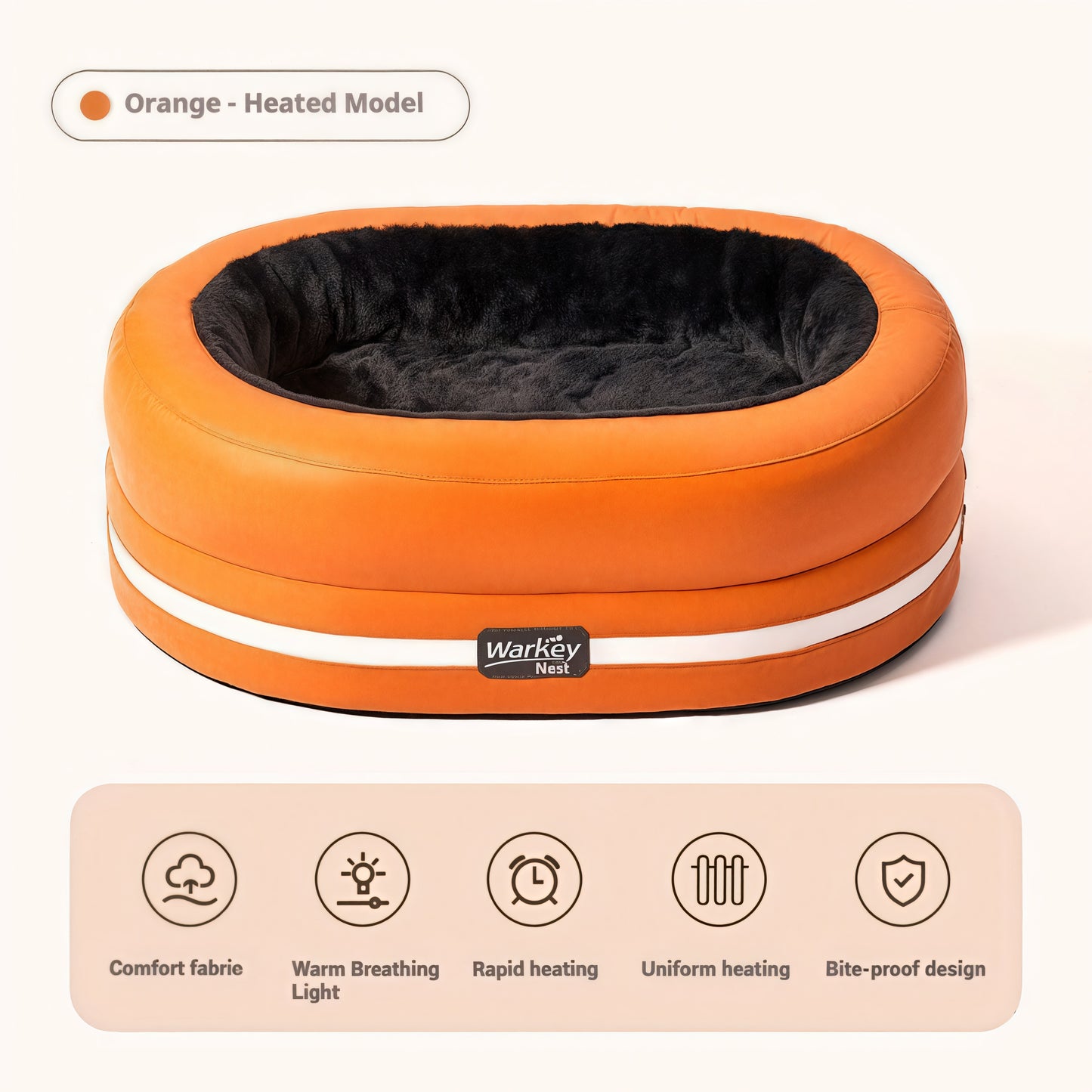 AuraHaven - The Intelligent Heated Pet Bed