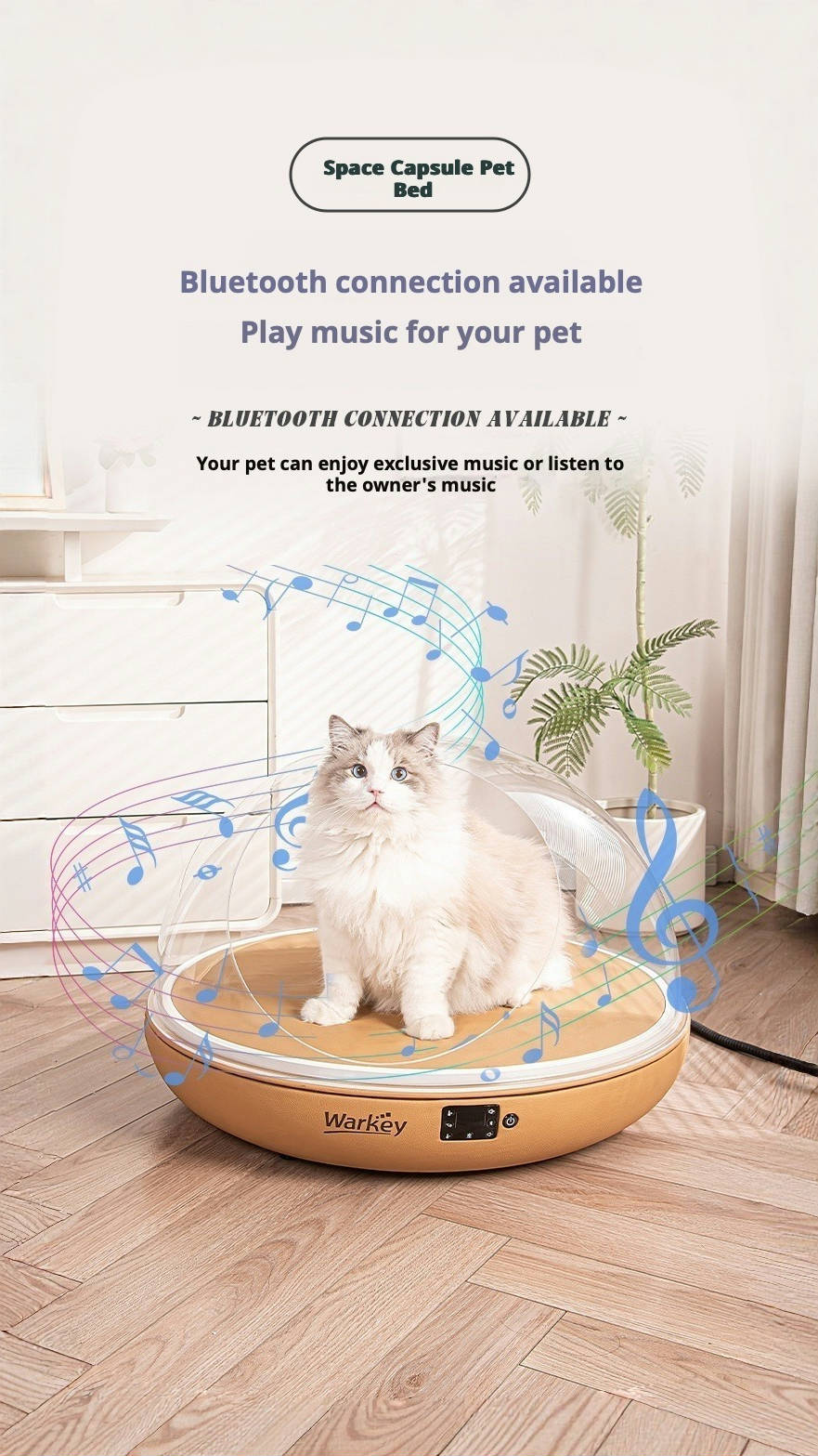 AuraPod Zero-G - The Ultimate Climate-Controlled Pet Sanctuary