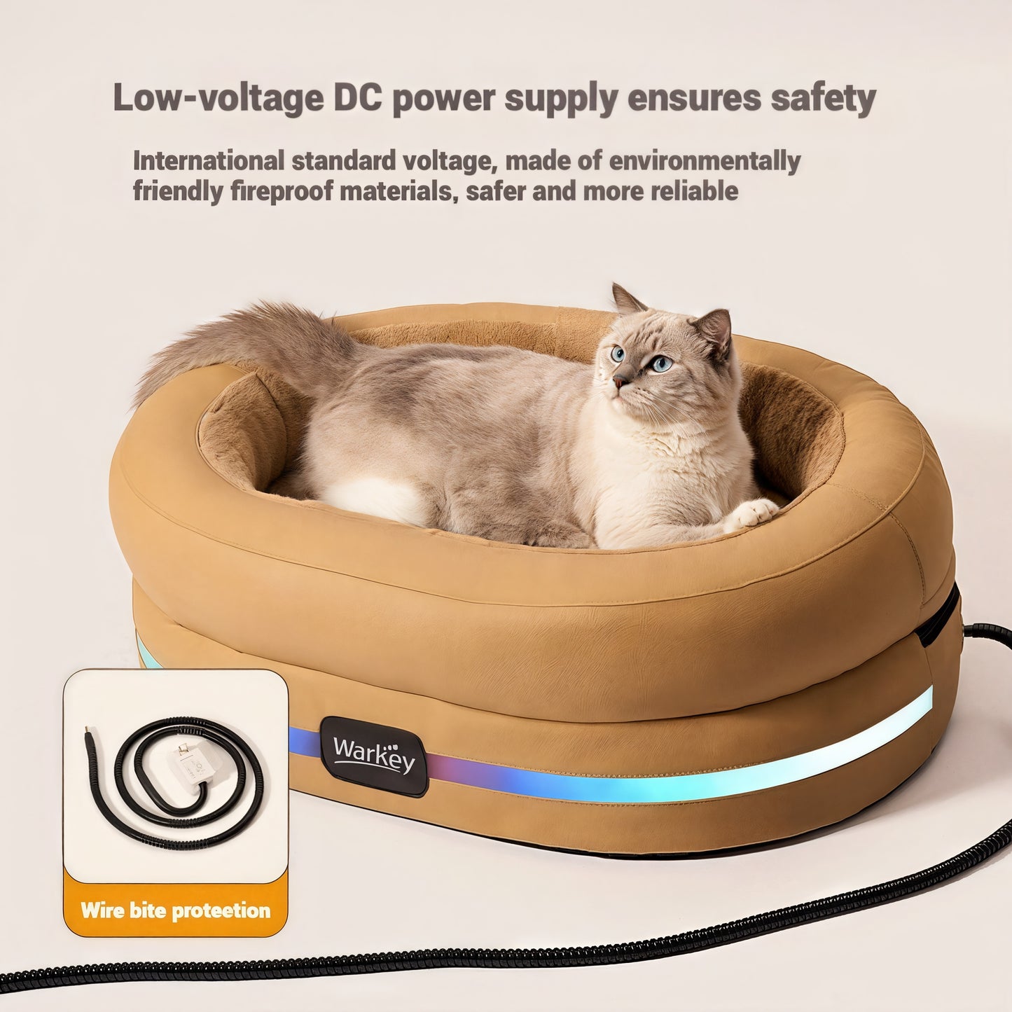 AuraHaven - The Intelligent Heated Pet Bed