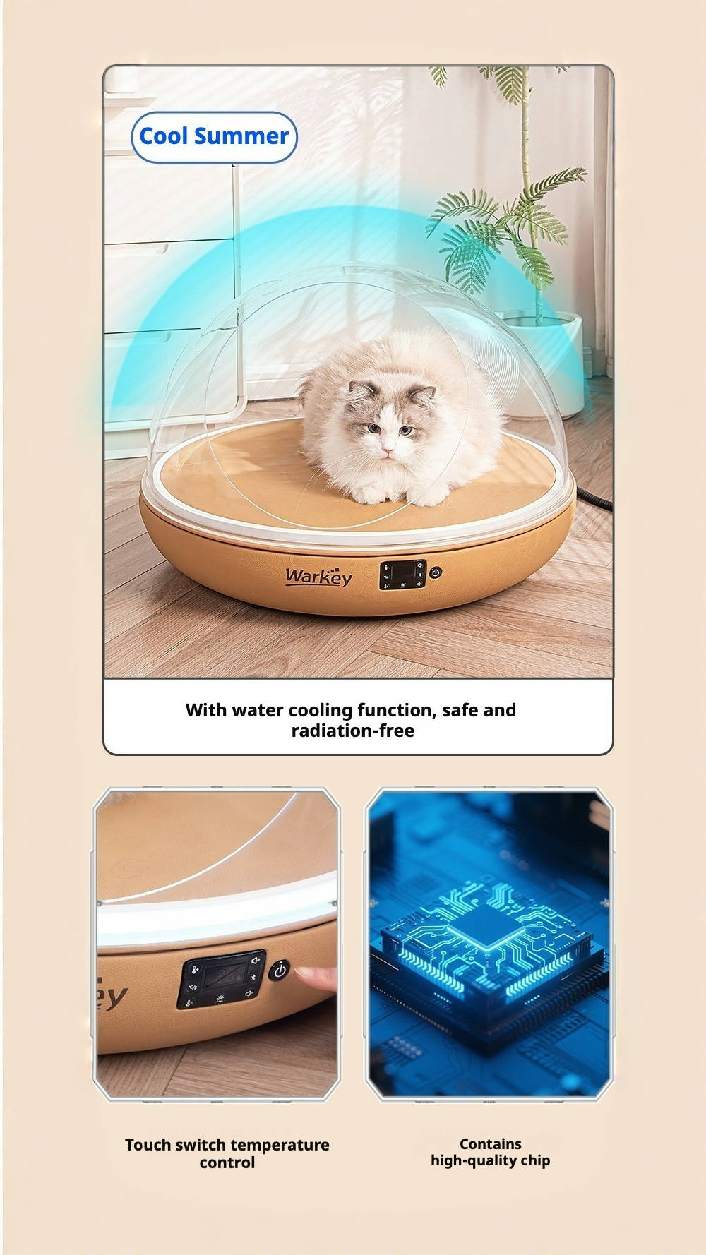 AuraPod Zero-G - The Ultimate Climate-Controlled Pet Sanctuary